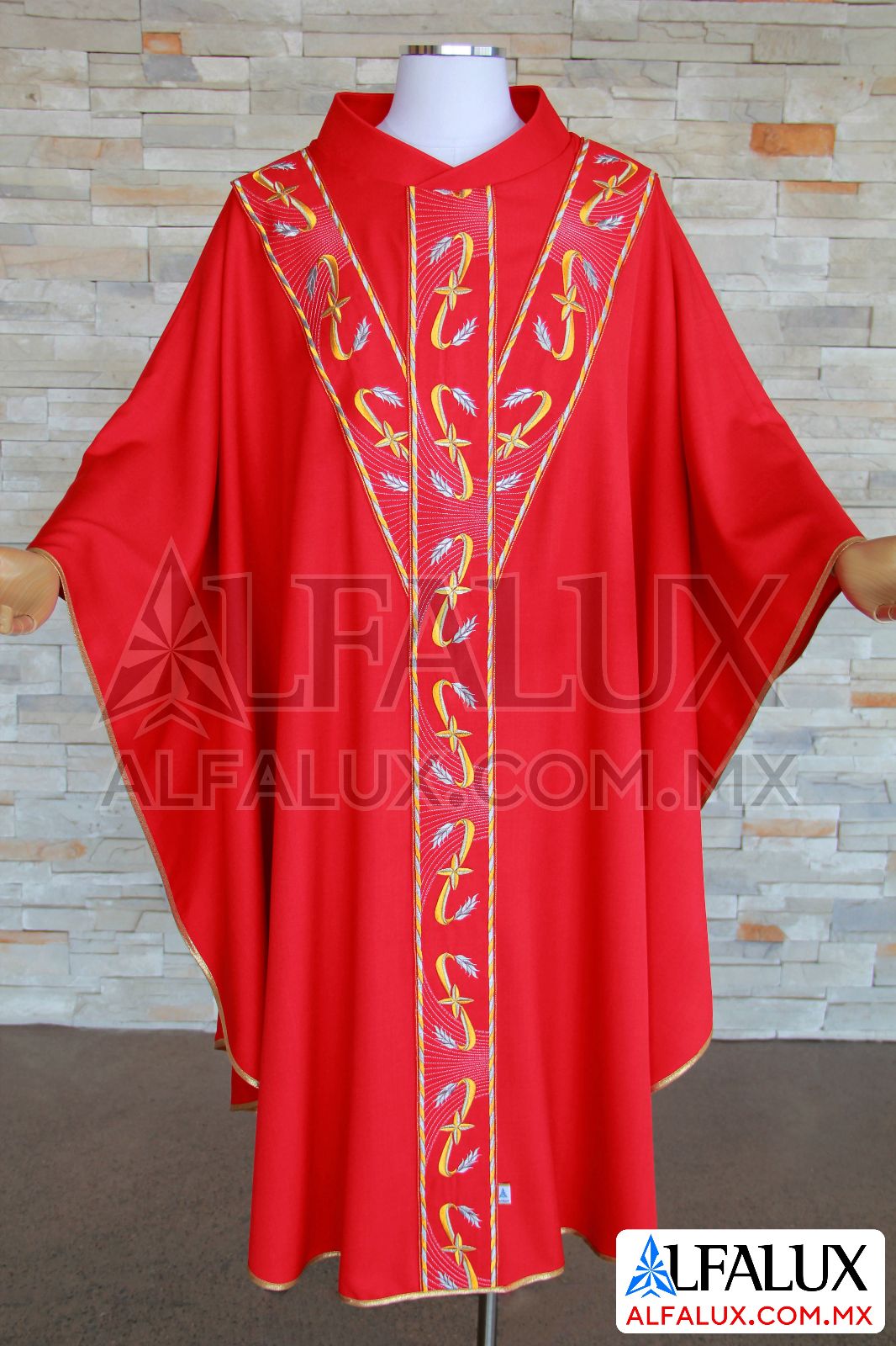 09 SAN ANTONIO Casulla Alfalux Trinity YE Rojo Central 200 (2)